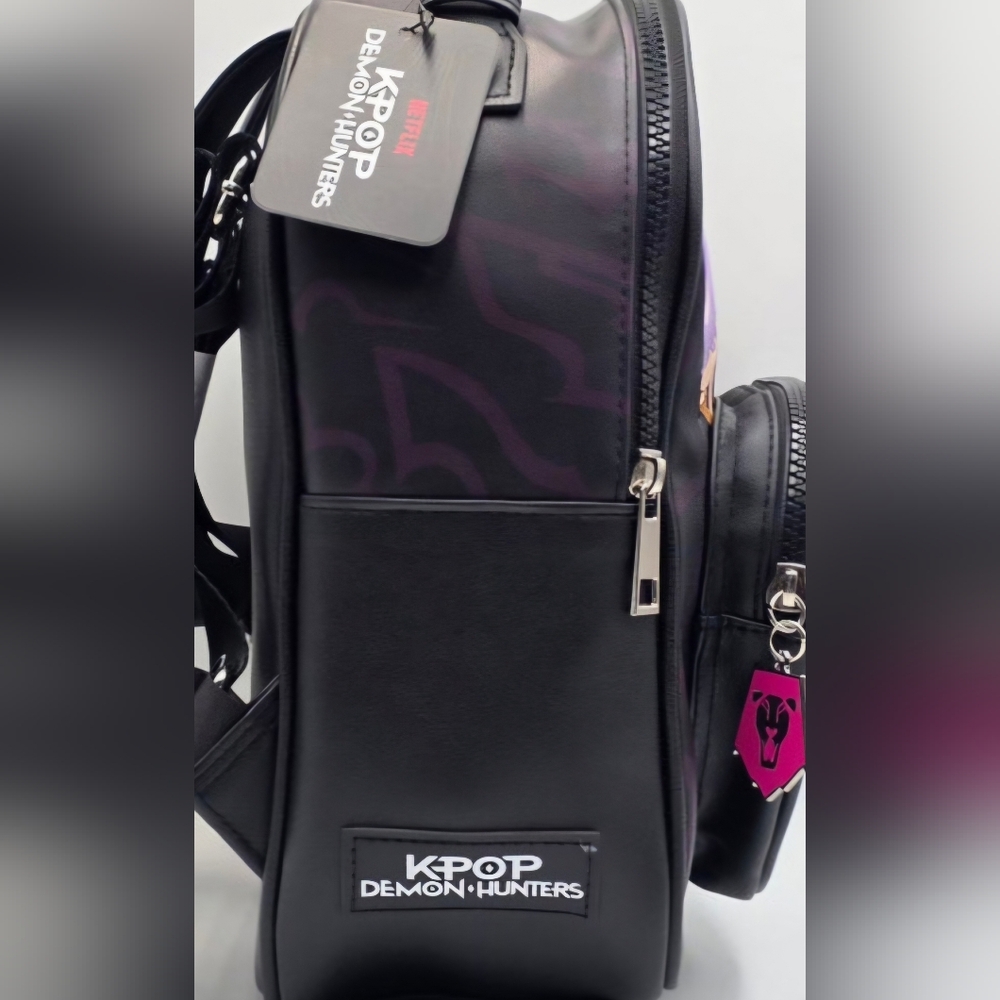 NWT KPop Demon Hunters Saja Boys Mini Backpack - Picture 7 of 12